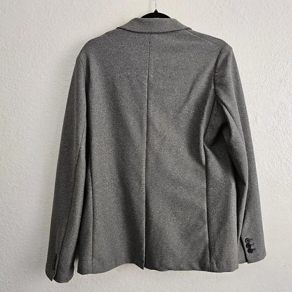 Kenneth Cole Blazer Jacket Sport Coat Men's S Heather Grey Two Button Dresswear